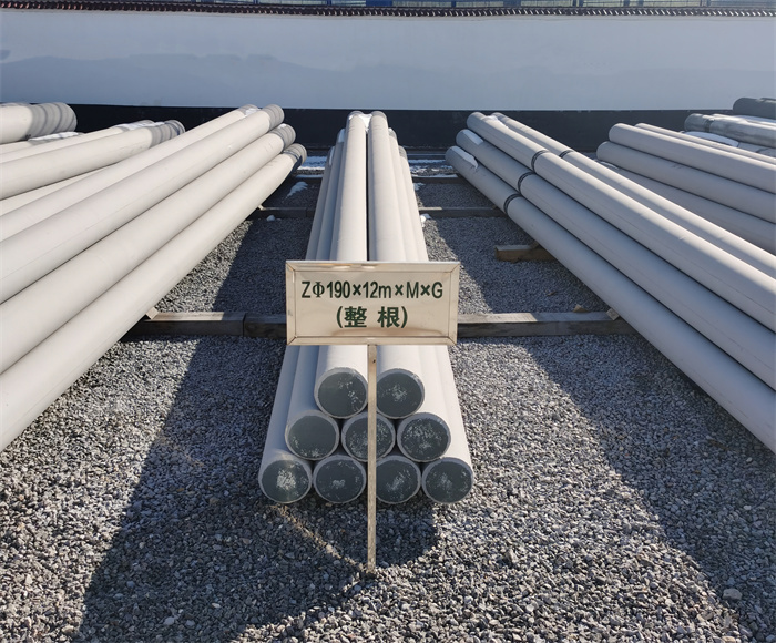 琼山190×12米钢筋混凝土水泥电线杆